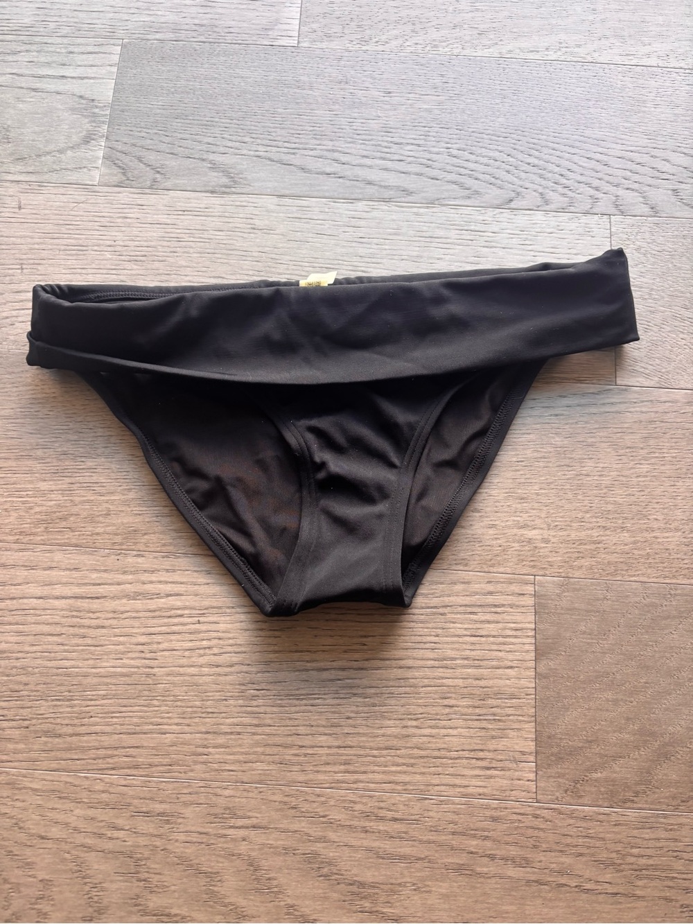 Victoria's Secret Black Fold-Over Bikini Bottom